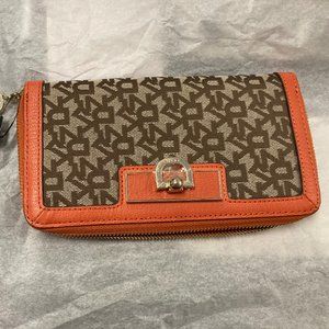 DKNY Orange/Tan Wallet